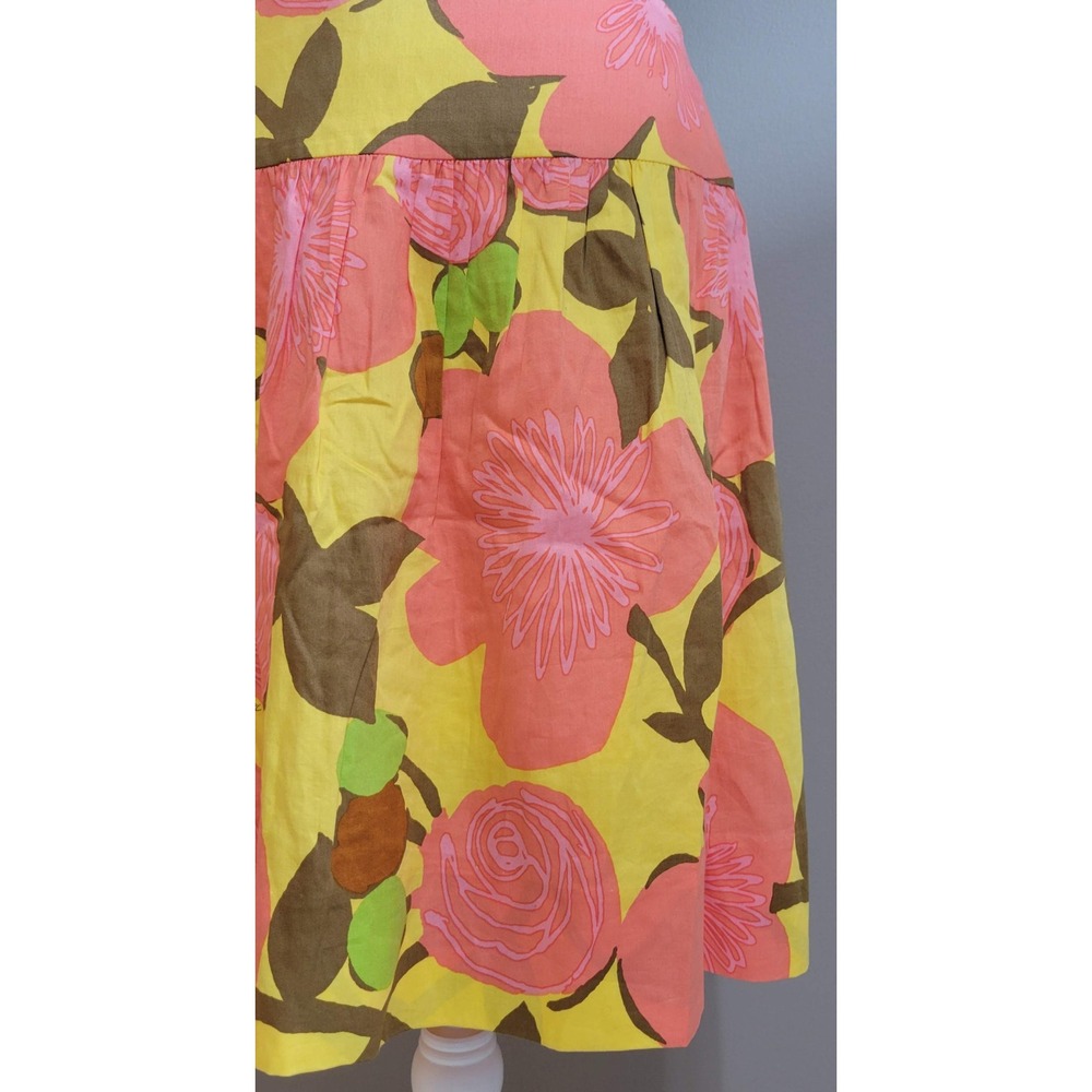 Trina Turk Floral Aline Cotton Skirt - Picture 5 of 5